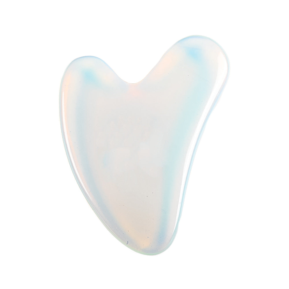 Natural Pink Crystal Guasha Board for Body Massage
