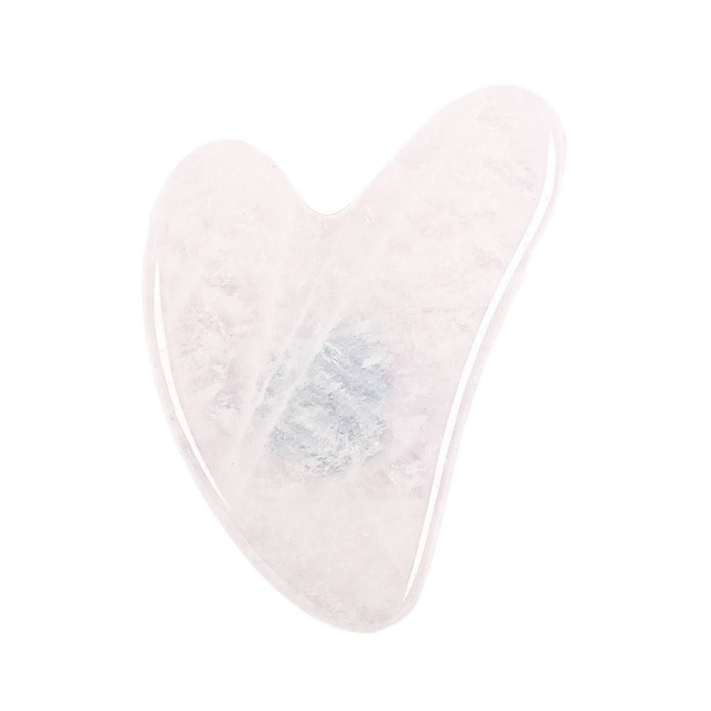 Natural Pink Crystal Guasha Board for Body Massage