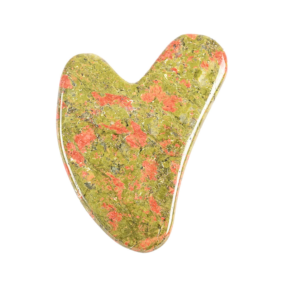 Natural Pink Crystal Guasha Board for Body Massage