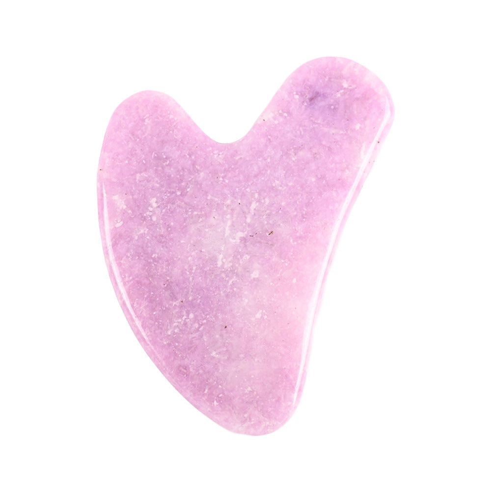 Natural Pink Crystal Guasha Board for Body Massage