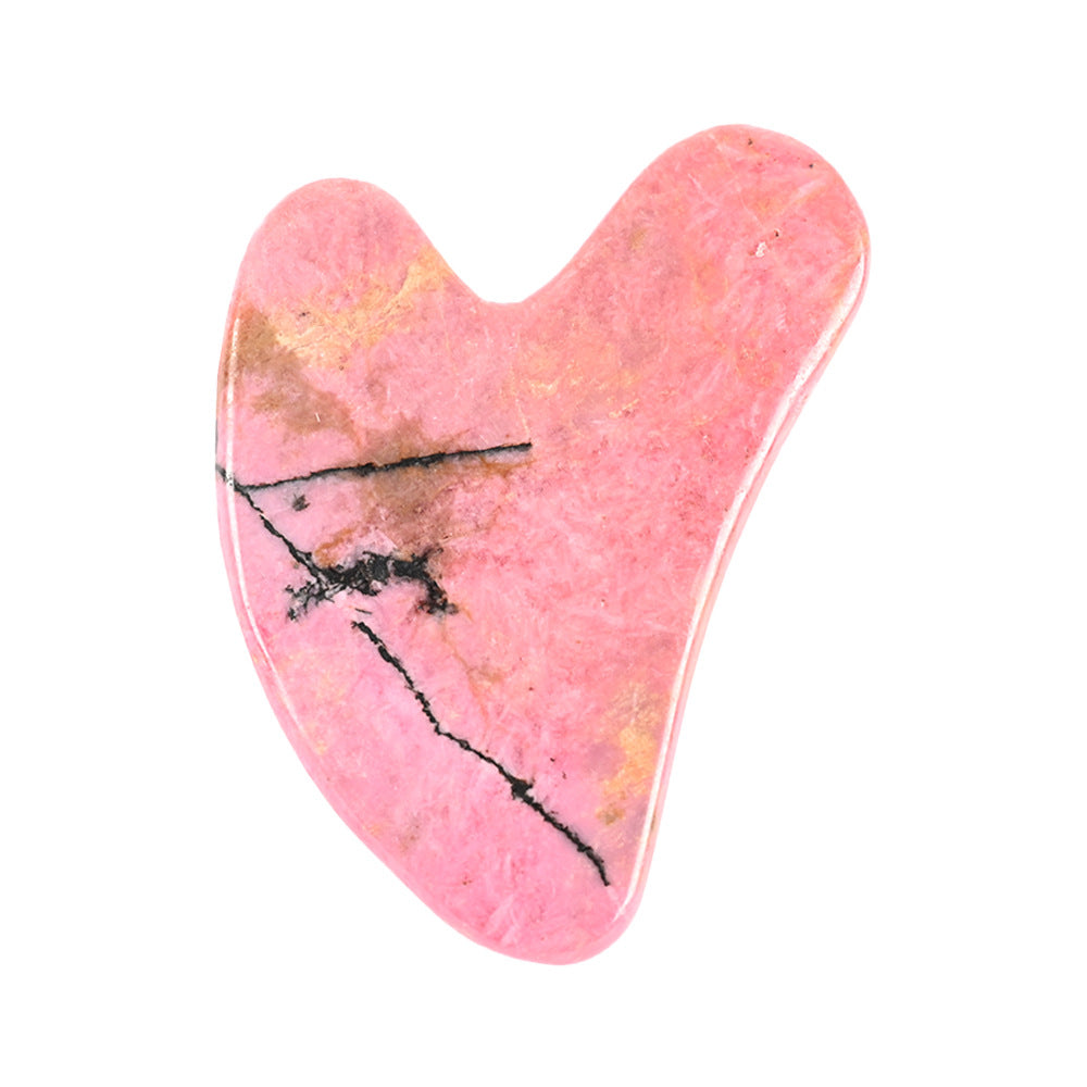 Natural Pink Crystal Guasha Board for Body Massage